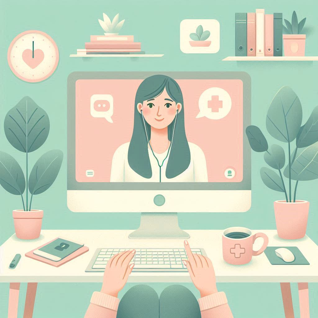 Online clinical supervision session